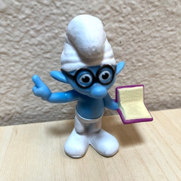 Smurfs! Set of 5 Hefty, Brainy, Vanity, Grouchy, Smooth. from 2013 The Smurfs 2 - Picture 9 of 13